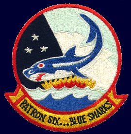 Vp-6 Blue Sharks Patch